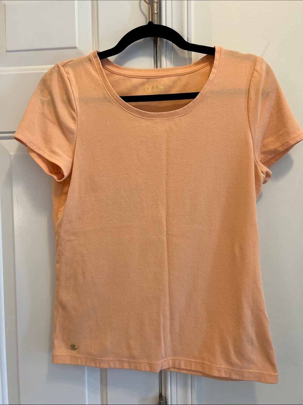 Lilly Pulitzer size M Haley short sleeve tee in peach coral